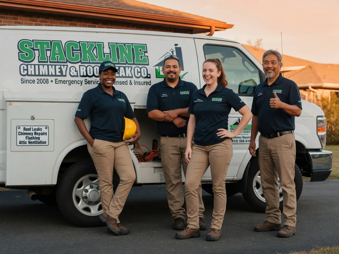 Chimney flashing repair company in Shawnee, KS